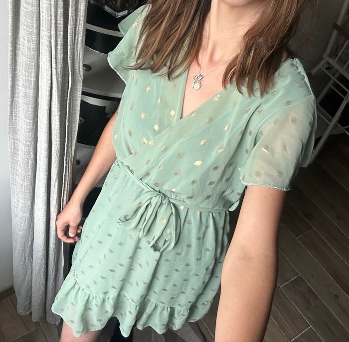 Robe vert sauge - photo numéro 3