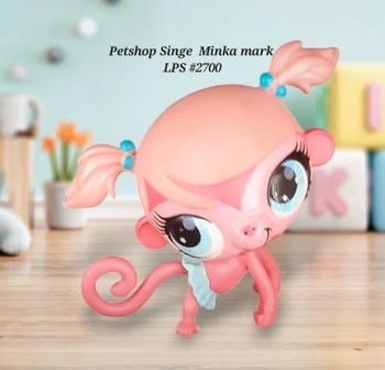 Little Petshop Singe Minka mark LPS #2700 Hasbro