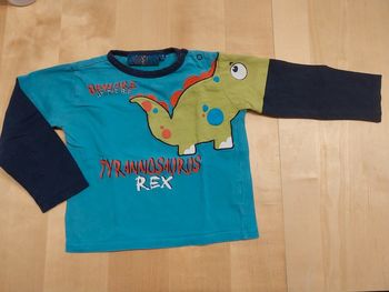 Pull fin bébé garçon 18 mois dinosaure