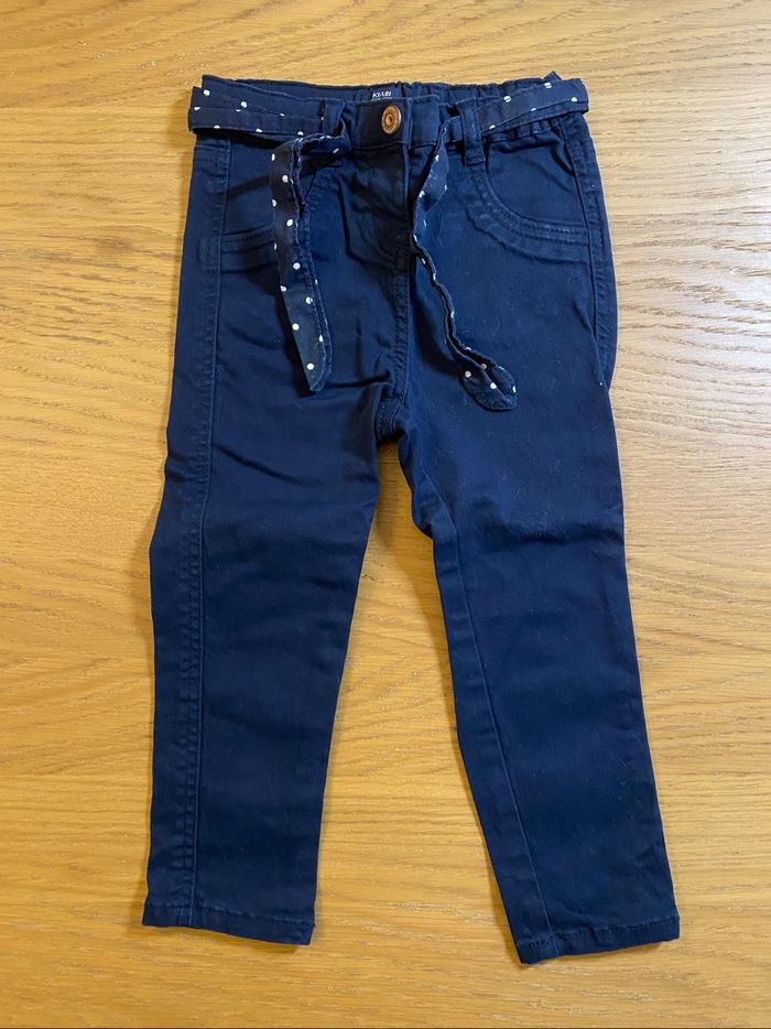 Kiabi Pantalon bleu Taille 3 ans - photo numéro 2