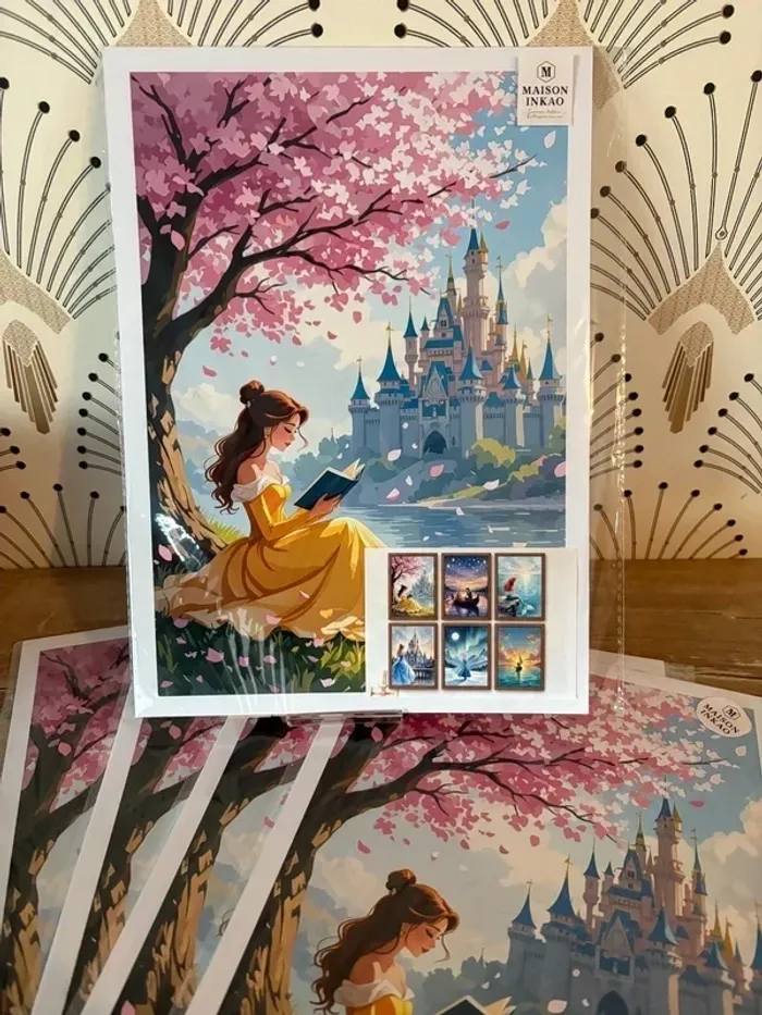 Affiches “Princesses Disney” pour chambre enfant