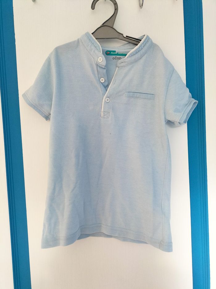 Polo bleu ciel - photo numéro 4