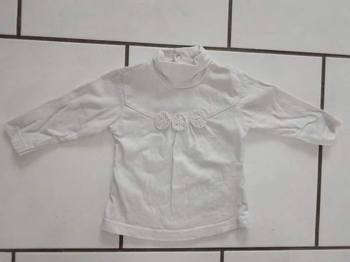 Sous pull fille 68 cm (6 mois)
