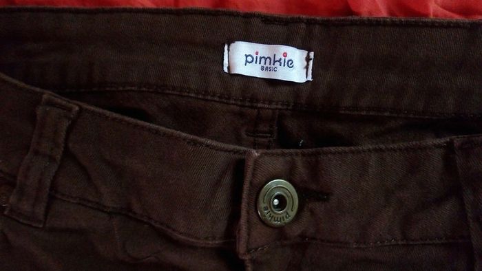 Pantalon/jean neuf Pimkie basic marron - photo numéro 2