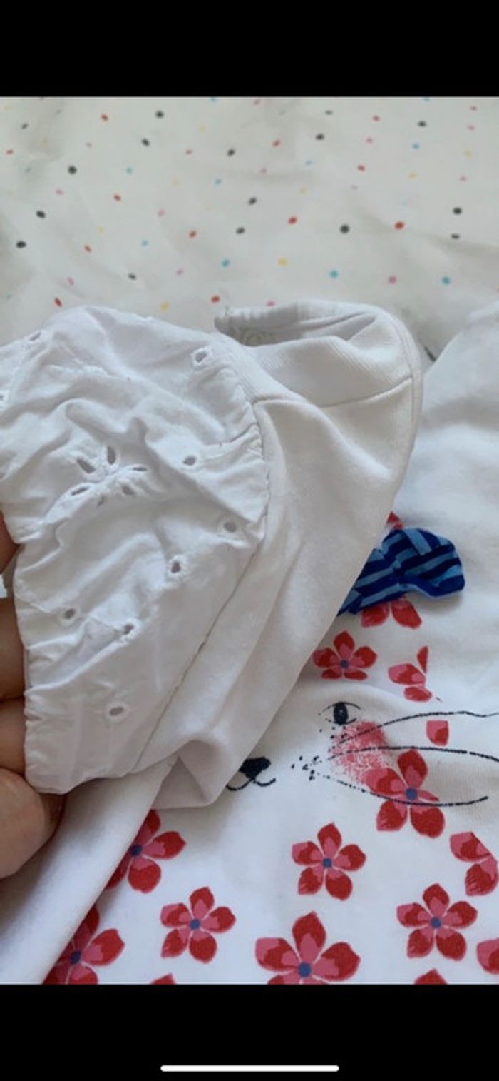 2 tee shirts Catimini 6 mois - photo numéro 3