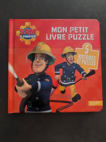 Livre puzzle Sam le pompier