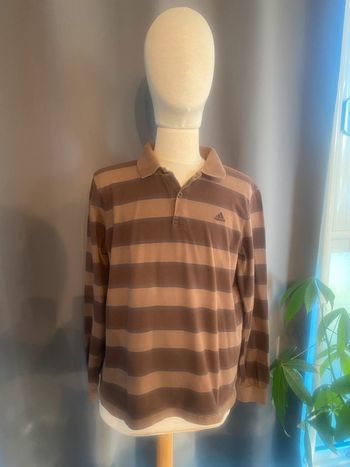 T shirt rayé manches longues Adidas