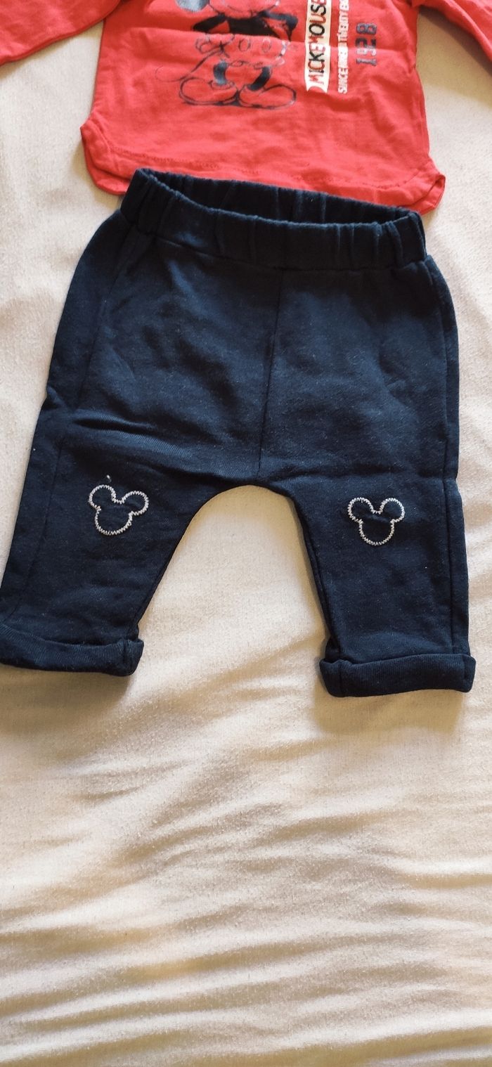 Ensemble Mickey bébé garçon 3 mois, - photo numéro 2