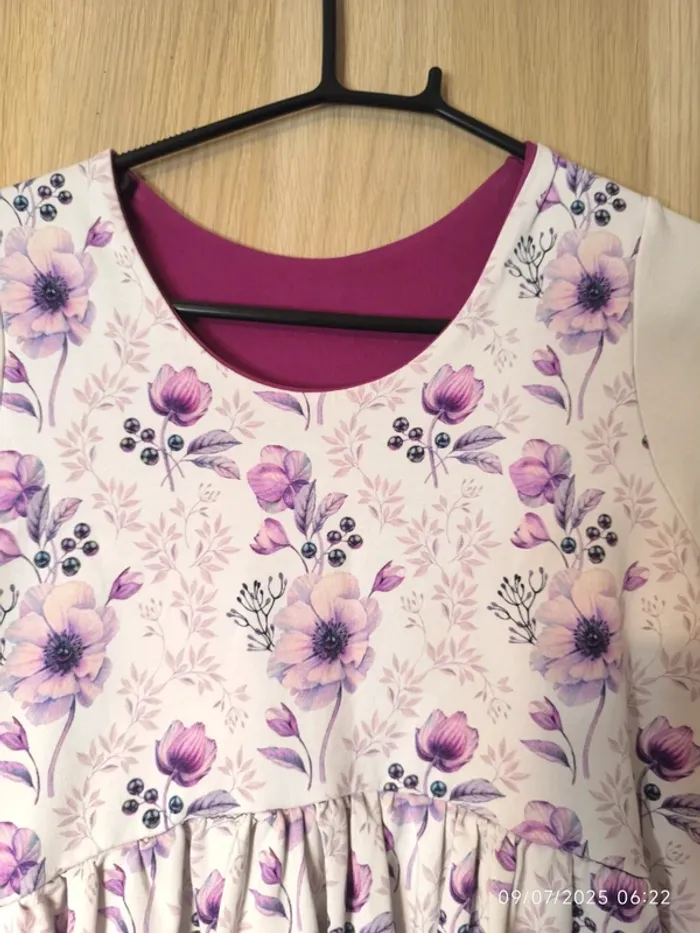 Robe rose fleuri (L - 40/42) - photo numéro 4