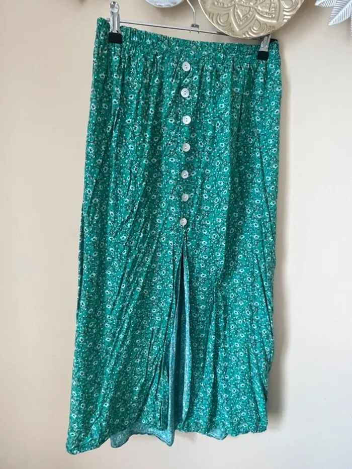 Jupe longue verte