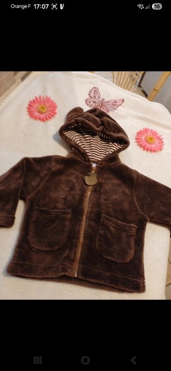 Polaire bébé taille 6 mois