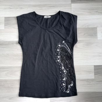 T-shirt sans manches femme noir Molly Bracken taille unique