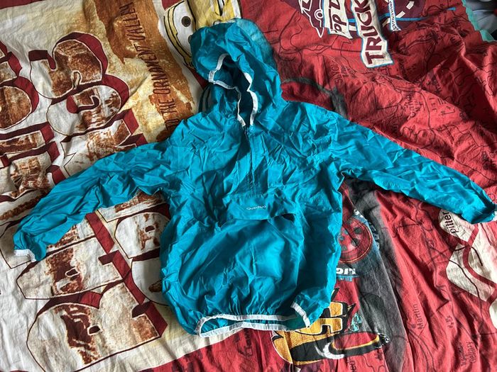 Pull kway poche kangourou quechua 6 ans bleu - photo numéro 3