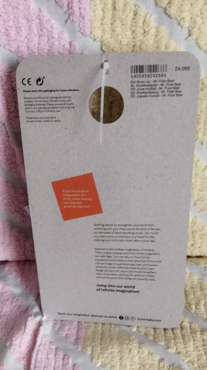 Peluche musicale Trixie - photo numéro 3