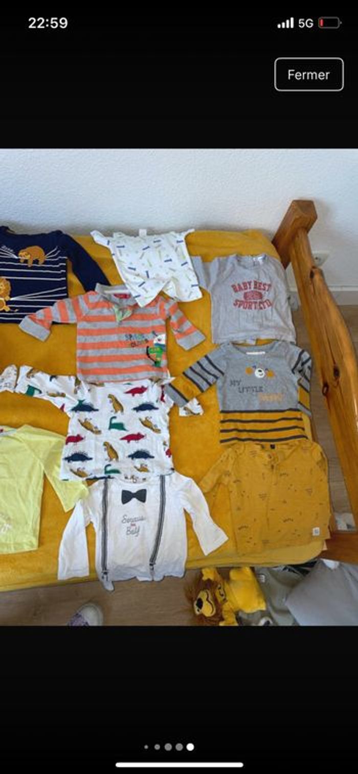 Tee-shirts 9 mois lot - photo numéro 5
