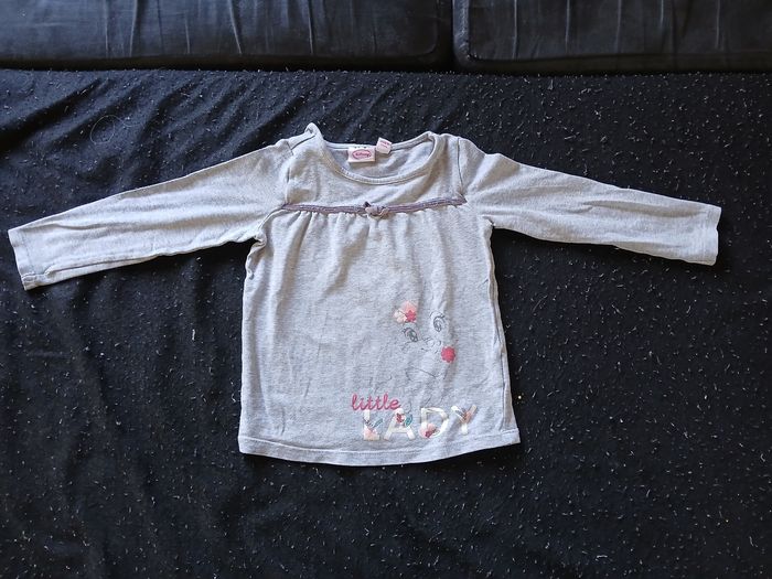 Lot de 6 t-shirts manches longues 24 mois fille - photo numéro 3