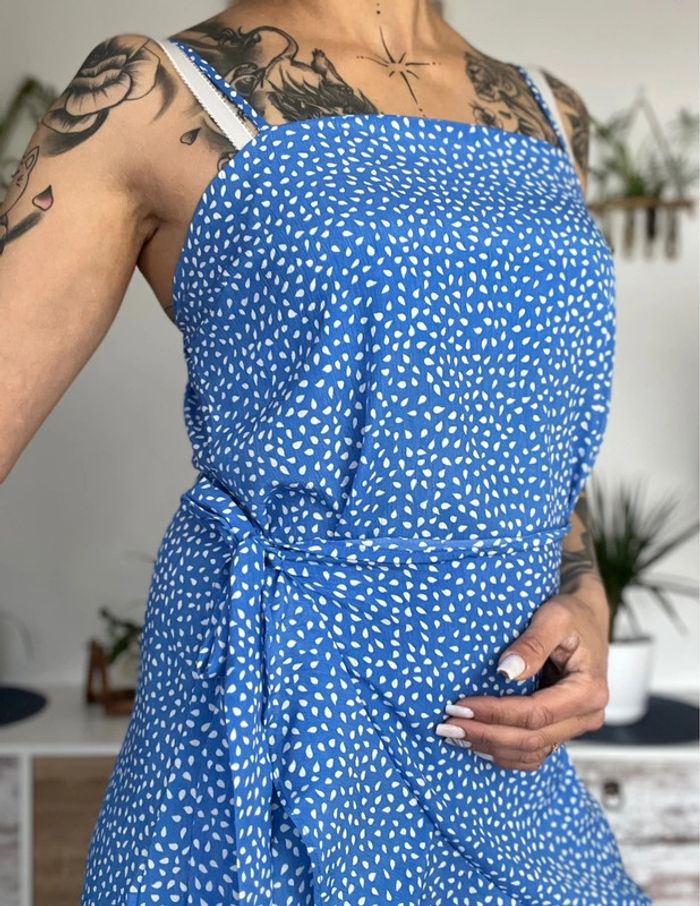 Robe d’été à fines bretelles taille L - flamant rose - photo numéro 6