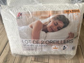 Coussins mémoire de forme 
