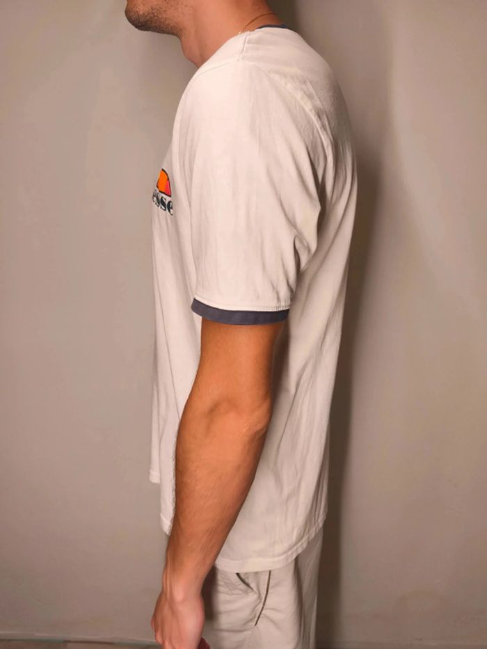 T-shirt Ellesse Homme Taille XL Blanc - photo numéro 4