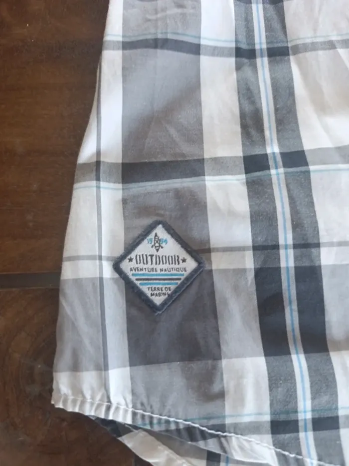 Chemise manche courte terre de marin T:L - photo numéro 6