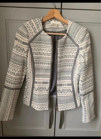 Veste chic blazer style tweed
