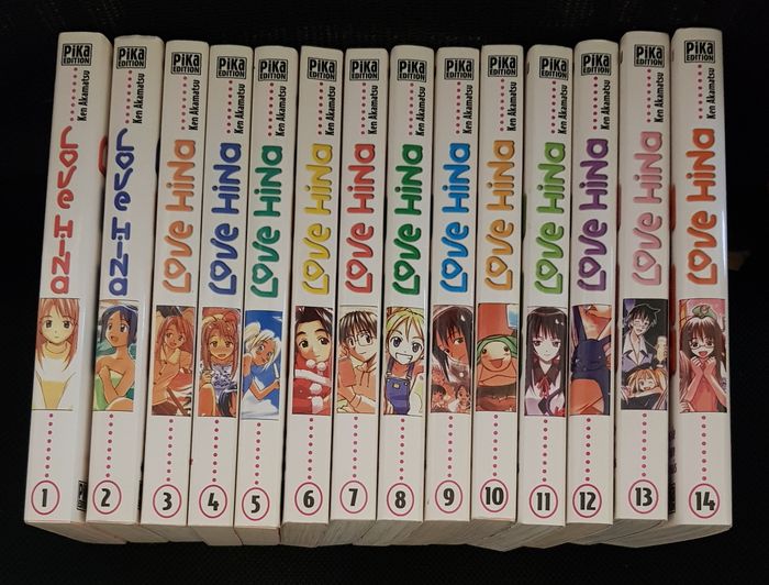 Manga Love Hina Collection complète Tome 1 à 14 - Ken Akamatsu - Pika Edition
