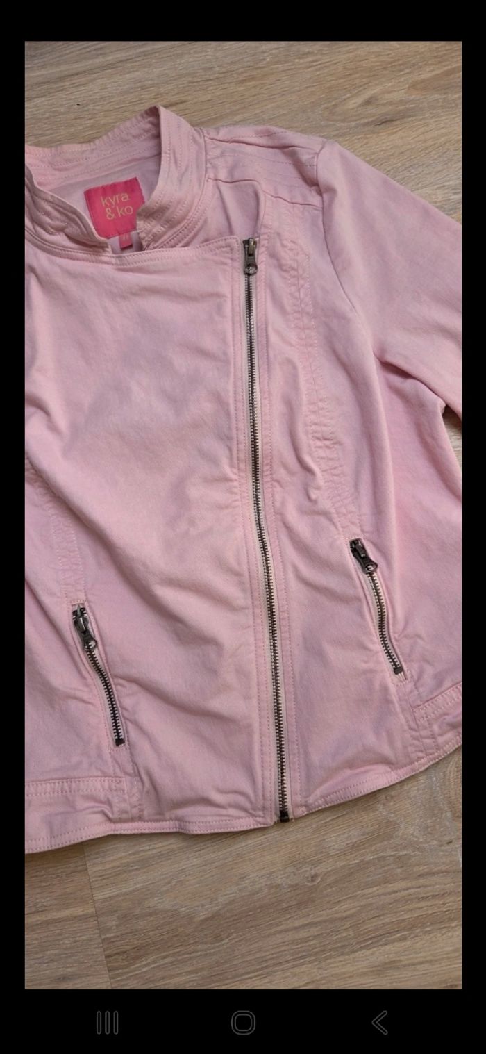 Veste Kyra & Ko taille 40 rose pâle - photo numéro 3