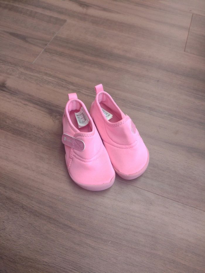 Chaussons Decathlon rose T26 - Idéals motricité & gym