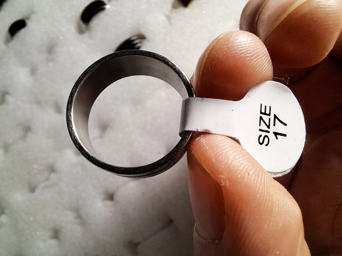 Bague acier inoxydable argentée - photo numéro 2