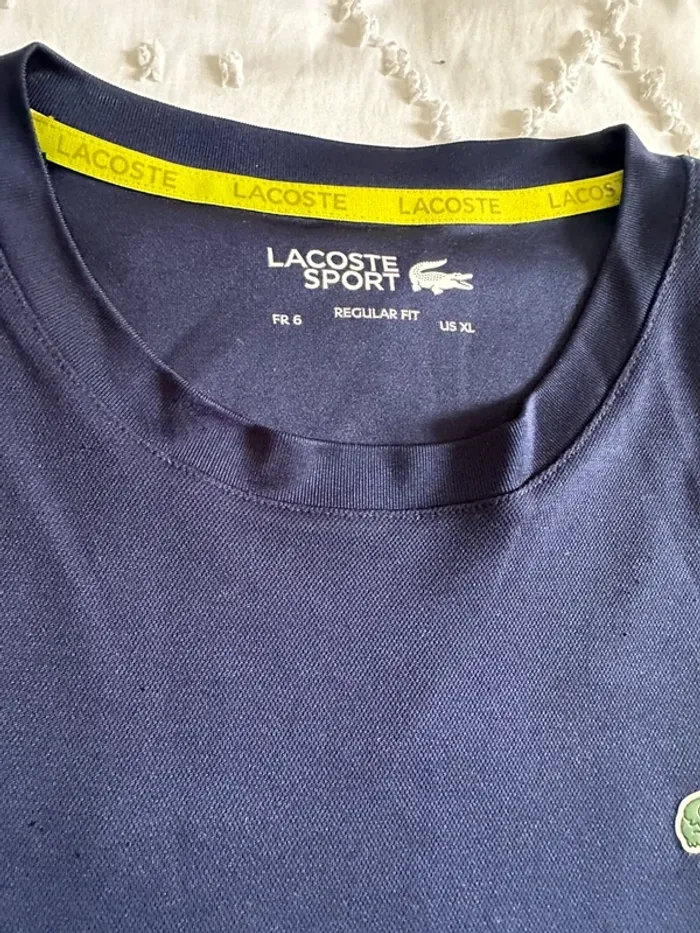 Ensemble bermuda et tee shirt Lacoste XL - photo numéro 10