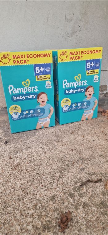 35 euro les 2 maxieconomy pack pampers taille 5 plus 
