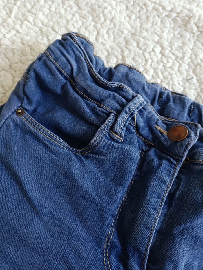 Short en jean stretch bleu clair - photo numéro 2