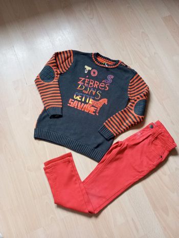 Ensemble jeans et pull 7/ 8 ans 🍀 Orchestra 🍀 très bon état