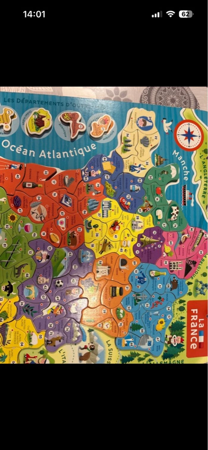 Puzzle France Janod - photo numéro 2