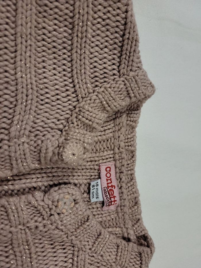 Boléro laine fille 18mois - photo numéro 3