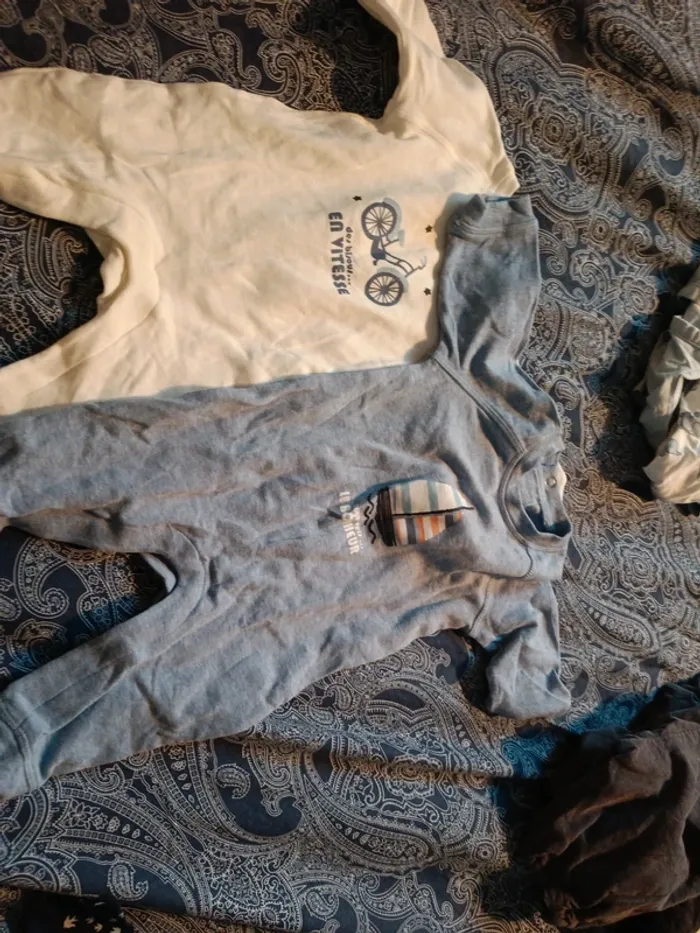 Lot de deux pyjamas gémo 3 mois neufs - photo numéro 2