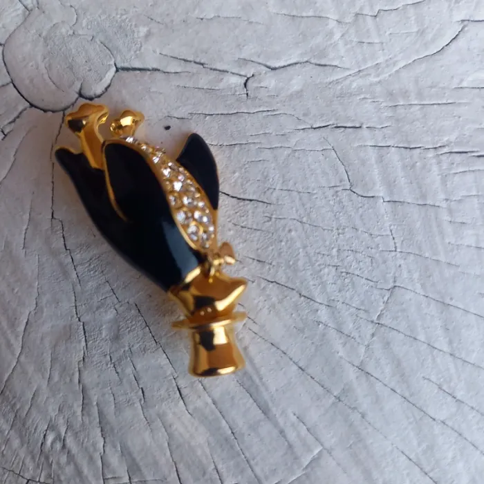Broche vintage pingouin - photo numéro 4
