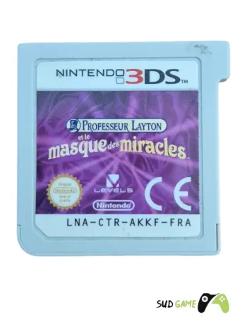 Jeu de Nintendo 3DS en loose " Professeurs layton et le masque des miracles "