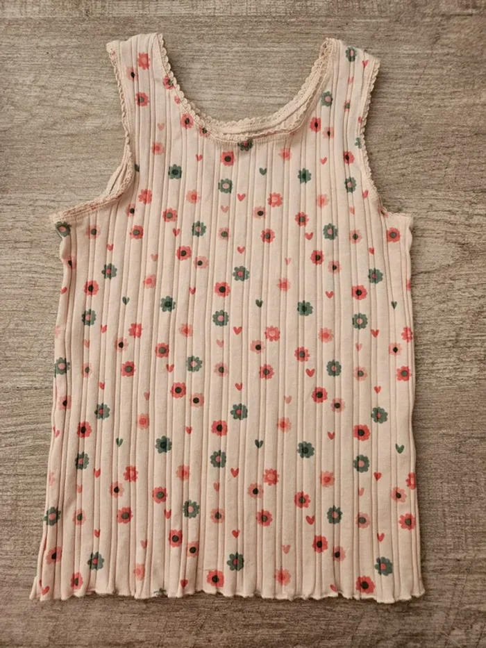 Débardeur à fleurs
