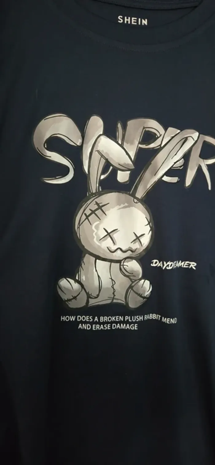 Tee shirt lapin S - photo numéro 2