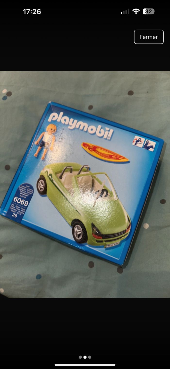 Playmobil voiture de plage