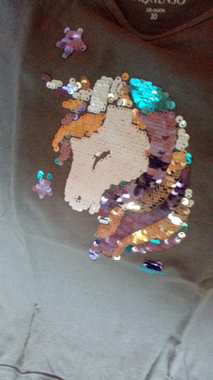 T shirt licorne - photo numéro 2