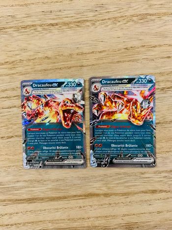Lot de 2 carte Pokémon Dracaufeu
