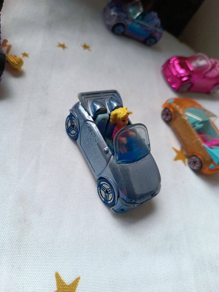 Voiture car Polly pocket miniature mini poupée doll 58 34 12 1 36 59 rose bleu orange violette - photo numéro 8