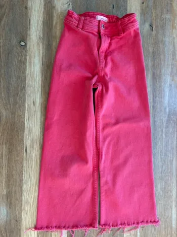 Jeans rouge 9 ans