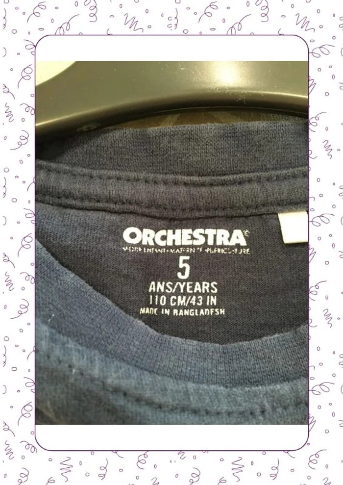 T-shirt marine orchestra - photo numéro 3