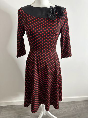 Robe à pois rétro rockabilly Vintage T36 S
