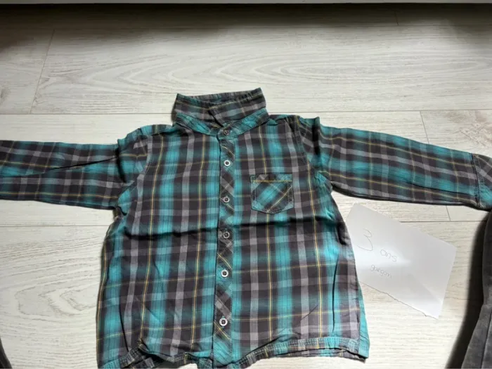 Chemise à carreau