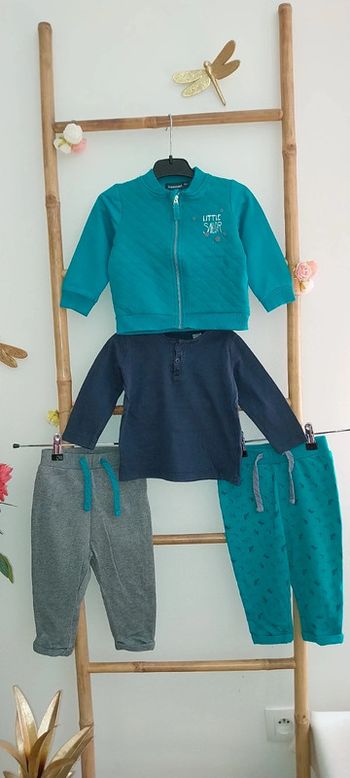 Ensemble 4 pièces bébé garçon 18 mois très bon état