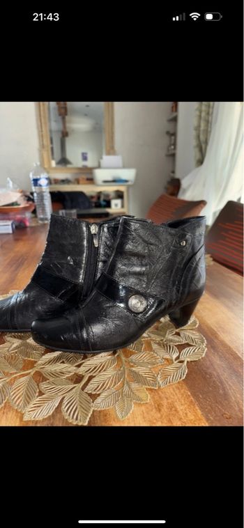 Bottines cuirs Alpina taille 37